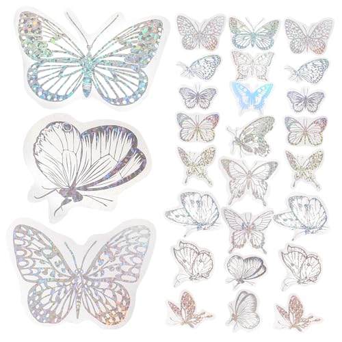 EXAOMBLE 1tasche Holographische Aufkleber Für Scrapbook Und Journal Kreative Dekoration Teiliges Mit Einzigartigen Mustern Für Notizbuch Fotoalbum Und Bastelprojekte von EXAOMBLE