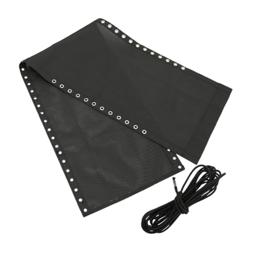 EXAOMBLE 1 Satz Ersatzstoff für Liegestühle Faltbare Gartenstuhl Hülle Schwarz mit Seil Wetterfest Passend für Lounge Sessel Installieren Langlebig und Elegant für Outdoor Bereich von EXAOMBLE