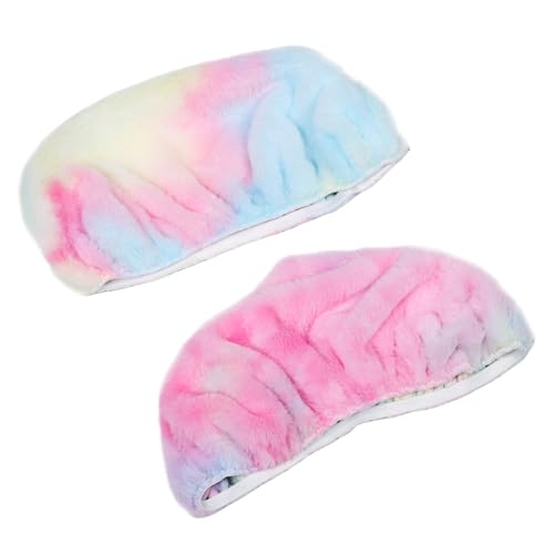 EXAOMBLE 1satz Plüsch Tie-dye Toilettensitzbezug Weicher Warmer Wc-sitzbezug Mit Tankabdeckung Installieren Schmutzabweisend Für Sauberes Badezimmer Farbe Pastell von EXAOMBLE
