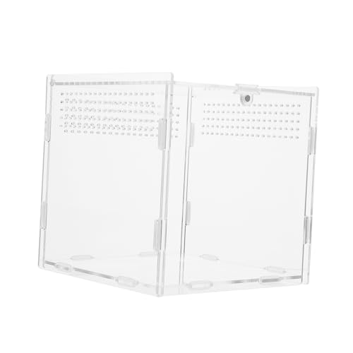 EXAOMBLE 1 Stück Arbor Box Terrarium Gehäuse Tank Für Reptilien Versteck Tank Für Schildkröten Tragbare Schildkröte Krabbeln Klettern Haustier Gecko Versorgung Klar Reptil Habitat EXAOMBLE 1 Stück Arbor Box Terrarium Gehäuse Tank Für Reptilien Versteck Tank Für Schildkröten Tragbare Schildkröte Krabbeln Klettern Haustier Gecko Versorgung Klar Reptil Habitat von EXAOMBLE