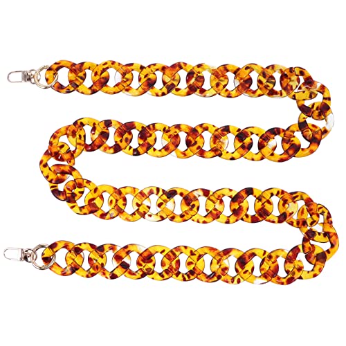 EXAOMBLE Vintage Taschenkette Mit Leopardenmuster 120cm Farbecht Kreative Handtaschenkette Für Selbstgemacht Praktische Taschenversorgung Für Handtaschen Und Crossbody Design von EXAOMBLE