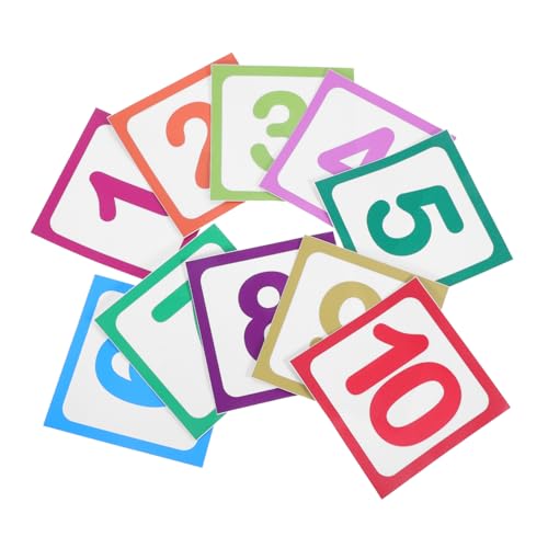 EXAOMBLE 10 Stück Rutsch Zahlen Hopscotch Spielbodenaufkleber Selbstklebende Fußabdruck Sticker für Kreative Kinderzimmer Dekoration Sicher und Abnehmbar EXAOMBLE 10 Stück Rutsch Zahlen Hopscotch Spielbodenaufkleber Selbstklebende Fußabdruck Sticker für Kreative Kinderzimmer Dekoration Sicher und Abnehmbar von EXAOMBLE