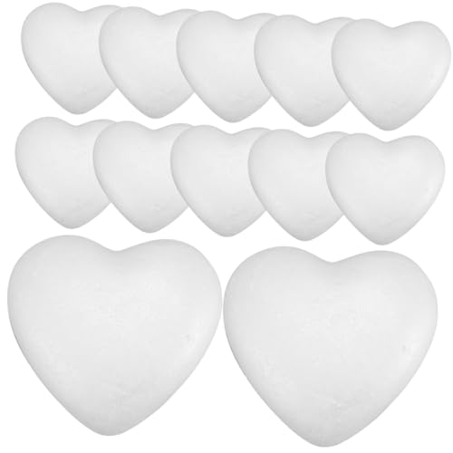 EXAOMBLE 100 Stück Herzförmige Schaumstoffkugeln DIY Bastelmaterialien für Hochzeit Valentinstag Kunstprojekte Dekorative Styropor Herzen für Kreative DIY Spielzeuge EXAOMBLE 100 Stück Herzförmige Schaumstoffkugeln DIY Bastelmaterialien für Hochzeit Valentinstag Kunstprojekte Dekorative Styropor Herzen für Kreative DIY Spielzeuge von EXAOMBLE
