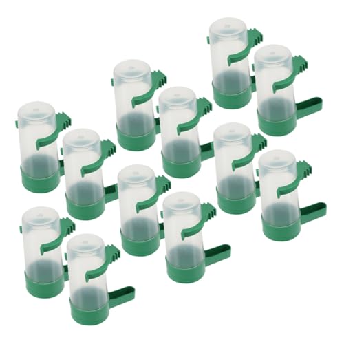 EXAOMBLE 12 Stück Teiliges Vogel Wasserspender aus Robustem Abs Automatische Trinklösung für Papageien Tauben und Wellensittiche Leicht zu Reinigen für Vogelkäfige und Futterstationen EXAOMBLE 12 Stück Teiliges Vogel Wasserspender aus Robustem Abs Automatische Trinklösung für Papageien Tauben und Wellensittiche Leicht zu Reinigen für Vogelkäfige und Futterstationen von EXAOMBLE