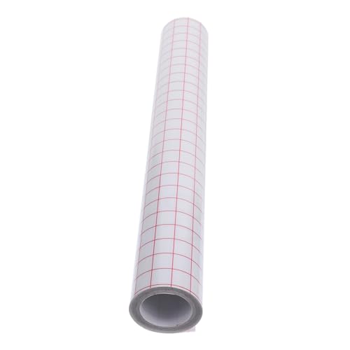 EXAOMBLE 1Rolle Selbstklebendes Transferband mit Gittermuster Vinyl Transferfolie für DIY Projekte für Shirts Wände und Kunstwerke von EXAOMBLE