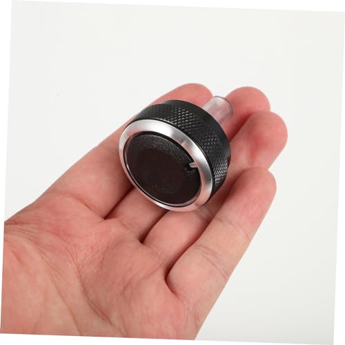 EXAOMBLE 1Satz Auto Klimaanlage Schalterknopf Set Teiliges Set für Robuste Elegantes Schwarz Passform für Innenraumgestaltung von EXAOMBLE