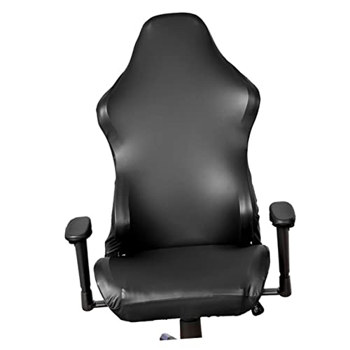 EXAOMBLE 1Satz PU Gaming Stuhlabdeckung wasserdichte Elastische Schutzabdeckung für Computer und Gaming Stühle Installieren Schützt vor Kratzern und von EXAOMBLE