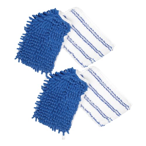 EXAOMBLE 2 Stück Chenille Wischmopp Ersatzpads Waschbare Reinigungspads für Hartböden für Zuhause und Hotels zur Entfernung von Hartnäckigen Flecken EXAOMBLE 2 Stück Chenille Wischmopp Ersatzpads Waschbare Reinigungspads für Hartböden für Zuhause und Hotels zur Entfernung von Hartnäckigen Flecken von EXAOMBLE
