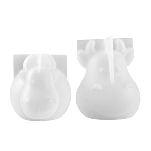 EXAOMBLE 2 Stück Teiliges Silikon Epoxidharzform Kuh Maskottchen Form Langlebig Leicht Entformbar für DIY Kreative Dekorationen und Handgefertigte Geschenke EXAOMBLE 2 Stück Teiliges Silikon Epoxidharzform Kuh Maskottchen Form Langlebig Leicht Entformbar für DIY Kreative Dekorationen und Handgefertigte Geschenke von EXAOMBLE
