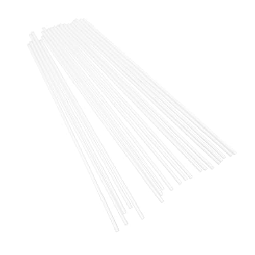 EXAOMBLE 20 Stück Acryl Stäbe Für Polymer Ton Selbstgemacht Projekte 3mm Wiederverwendbar Für Miniaturfiguren Tortendekoration Handgefertigte Figuren von EXAOMBLE