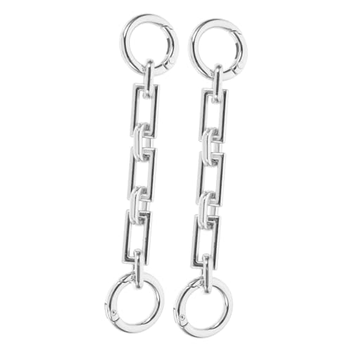 EXAOMBLE 2Stücke Handtaschen Verlängerungskette für Schultertaschen Geldbörsen Clutches Legierung Selbstgemacht Zubehör Praktische Kettenverlängerung für Taschen von EXAOMBLE