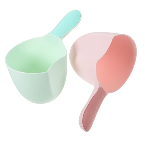 EXAOMBLE 2Stücke Wasserschöpfer aus Hochwertigem Multifunktionale Küchenschöpfkelle für Haushalt Bad und Garten Langlebig Reinigen zum Waschen von EXAOMBLE