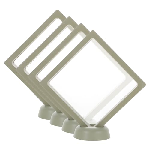 EXAOMBLE 4 Sätze Mini Figuren Vitrine Teiliges Transparente Aufbewahrungsbox für Sammlerstücke Staubdicht für Miniaturmodelle Medaillen EXAOMBLE 4 Sätze Mini Figuren Vitrine Teiliges Transparente Aufbewahrungsbox für Sammlerstücke Staubdicht für Miniaturmodelle Medaillen von EXAOMBLE
