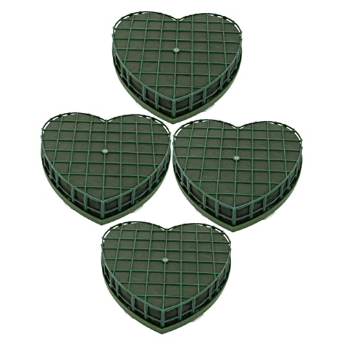 EXAOMBLE 4 Stück Herzförmiger Blumenschaum Mit Saugnapf Für Hochzeiten Blumenarrangement Zubehör Leicht Zu Verwenden Grün Für Frische Blumenanordnungen EXAOMBLE 4 Stück Herzförmiger Blumenschaum Mit Saugnapf Für Hochzeiten Blumenarrangement Zubehör Leicht Zu Verwenden Grün Für Frische Blumenanordnungen von EXAOMBLE