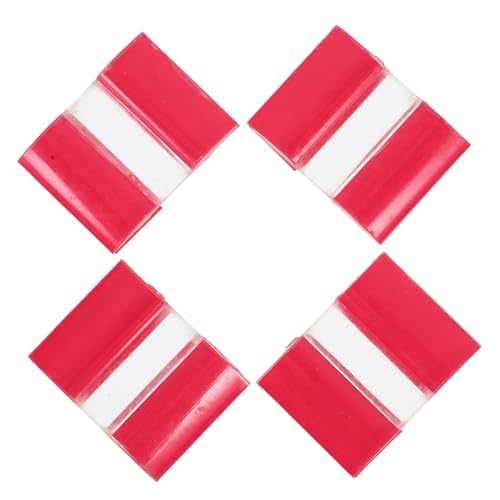 EXAOMBLE 4 Stück Teiliges Transparente Selbstklebende Acryl Klavierband Scharniere Faltbare Schranktürfreundliche Scharniere mit Verstellbarem Winkel für Möbel und DIY von EXAOMBLE
