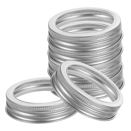 EXAOMBLE 6 Stück Einmachglas-blumenfroschdeckel – Metall-froschdeckel-einsatzgitter, Einmachglas-metallring, Blumen-Organizer, Ersatz-einsatzhalter Für Normale Öffnung von EXAOMBLE