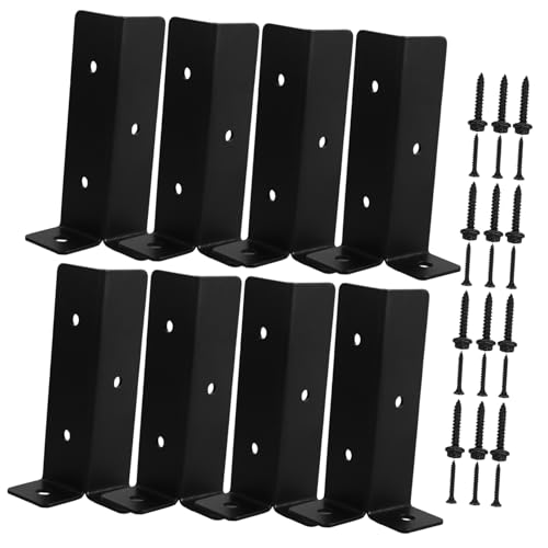 EXAOMBLE 8 Stück Rahmenbodenplatte Holzpfostengrundplatte Holzpfostenhalter Pfostenankerhalterung Pfostenhalterung Holzzaunpfostenankerbasis DIY Pergola Klammern Zaunstütze EXAOMBLE 8 Stück Rahmenbodenplatte Holzpfostengrundplatte Holzpfostenhalter Pfostenankerhalterung Pfostenhalterung Holzzaunpfostenankerbasis DIY Pergola Klammern Zaunstütze von EXAOMBLE