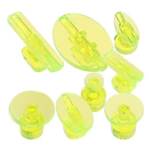 EXAOMBLE 8 Stück Teiliges Dellenreparatur Set Transparentes Dent Puller Tabs Werkzeug für Autos Einfach zu Bedienen zur Behebung von Dellen an Fahrzeugen Kühlschränken und Motorrädern von EXAOMBLE