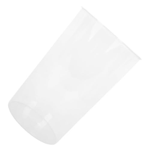 EXAOMBLE Blumenarrangement Kunststoff Eimer Transparente Zylinder Blumenvase für Zuhause Design für Blumenpflege und Raumgestaltung Kleiner Runder Blumentopf von EXAOMBLE