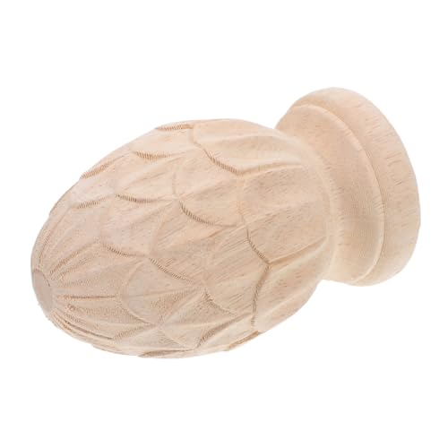 EXAOMBLE Dekorativer Holzpfostenaufsatz Geschnitzte Ananas Form Europäischer Stil Vielseitiger Treppen und Zaunpfosten Finial Künstlerisches Wohnaccessoire aus Hochwertigem Holz EXAOMBLE Dekorativer Holzpfostenaufsatz Geschnitzte Ananas Form Europäischer Stil Vielseitiger Treppen und Zaunpfosten Finial Künstlerisches Wohnaccessoire aus Hochwertigem Holz von EXAOMBLE