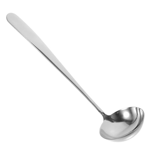 EXAOMBLE Edelstahl Suppenlöffel Ergonomisch Multifunktional Küchenutensil Robust Langlebig für Restaurant und Picknick von EXAOMBLE