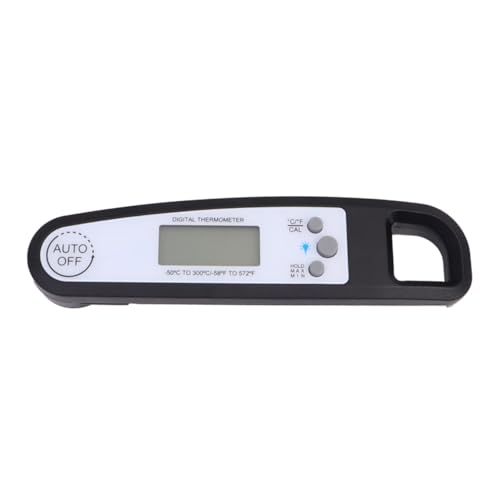 EXAOMBLE Faltbares Luminous Food Thermometer Elektronisches Küchenthermometer mit Präziser Messsonde für Bbq Grill und Kochen Schwarz EXAOMBLE Faltbares Luminous Food Thermometer Elektronisches Küchenthermometer mit Präziser Messsonde für Bbq Grill und Kochen Schwarz von EXAOMBLE