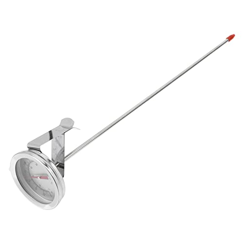 EXAOMBLE Frittierthermometer mit Sofortablesung Temperaturbereich für Grill und Bbq Präzise Messung Robustem Langen Sensor von EXAOMBLE