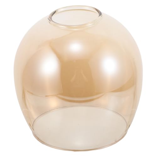 EXAOMBLE Glas Lampenschirm Handgeblasen Hochborosilikat Ersatzglas Lampenschirm für Wandlampen und Pendelleuchten Klare Lichtstreuung Weiches Licht Wohnzimmer Schlafzimmer von EXAOMBLE