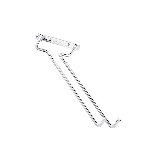 EXAOMBLE Hängender Weinglas Halter aus Reihiger Weinglasständer für Wandmontage Stabiler Gläserhalter für Zuhause Bar Restaurant Silber von EXAOMBLE