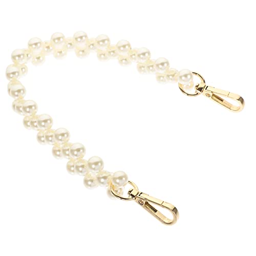 EXAOMBLE Imitation Pearl Handbag Chain Mit Schnallen Stylische DIY Kettenriemen Für Handtaschen Geldbörsen Und Clutches Leicht Und Robust Perfektes Taschen-zubehör Für Einen Modischen Look EXAOMBLE Imitation Pearl Handbag Chain Mit Schnallen Stylische DIY Kettenriemen Für Handtaschen Geldbörsen Und Clutches Leicht Und Robust Perfektes Taschen-zubehör Für Einen Modischen Look von EXAOMBLE