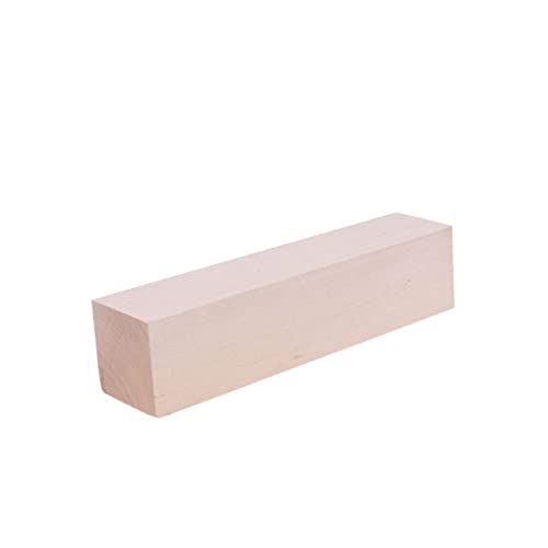 EXAOMBLE Kleines Holzblock Buchenholz Natürliche Farbe für DIY Handwerksprojekte Kunst und Kreative Bastelideen von EXAOMBLE