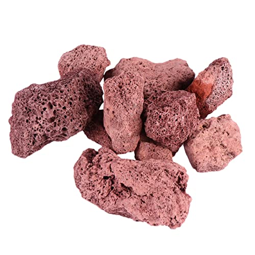 EXAOMBLE Lava Steine für Bio Filtermedium Vielseitige Dekosteine für Aquarien Teiche und Garten Filtermaterial für Klare Gewässer und Nährstoffreiche Erde von EXAOMBLE