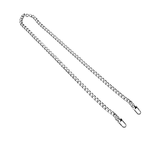 EXAOMBLE Metall-taschenkette Für Damen Abnehmbarer Umhängetaschengurt Ersatz-schultertaschengurt Messenger-taschengurt Silberfarben Passend Für Verschiedene Handtaschen Und Taschentypen von EXAOMBLE