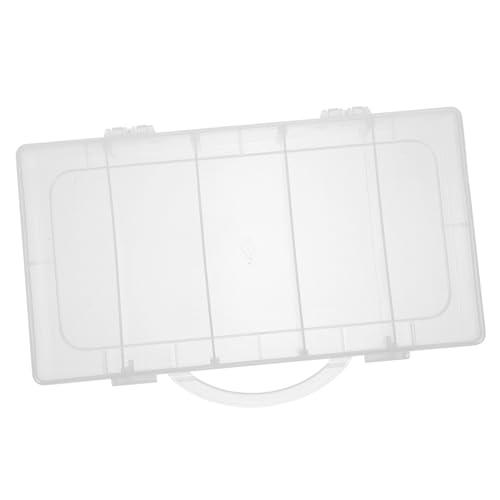 EXAOMBLE Mini Schmuck Organizer Box Multifunktionale Aufbewahrungsbox Mit Deckel Transparent Für Pillen Perlen Und Kleine Gegenstände Leicht Tragbar von EXAOMBLE