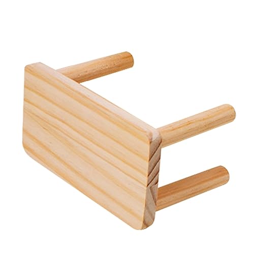 EXAOMBLE Multifunktionale Hamsterplattform aus Massivem Holz Mittelgroß Langlebig und Praktisch Kletter Schlafbereich für Hamster Zwerghamster Meerschweinchen und Andere Kleintiere EXAOMBLE Multifunktionale Hamsterplattform aus Massivem Holz Mittelgroß Langlebig und Praktisch Kletter Schlafbereich für Hamster Zwerghamster Meerschweinchen und Andere Kleintiere von EXAOMBLE