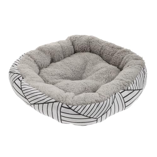 EXAOMBLE Øcm Komfortables Verschleißfestes Hundebett und Katzenbett Komfortable Indoor Matte Warmes Langlebiges Nest für Kleine Hunde und Katzen Ganzjährig Geeignet von EXAOMBLE