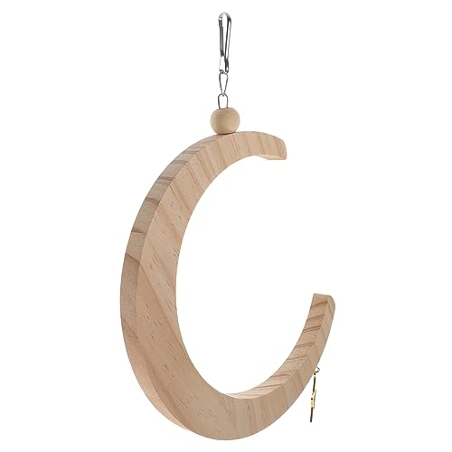 EXAOMBLE Parrot Swing Stand Shape Toy for Birds Durable Bird Cage Accessory Creative Swing Design for Small Parrots and Budgies EXAOMBLE Parrot Swing Stand Shape Toy for Birds Durable Bird Cage Accessory Creative Swing Design for Small Parrots and Budgies von EXAOMBLE