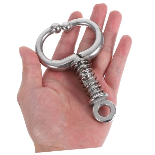 EXAOMBLE Rinder Nasenring mit Federmechanismus Robuste Kuhnasenklammer für Einfache Installation und Entfernung Viehzubehör zur Effektiven Tierkontrolle Geeignet für Bauernhof und von EXAOMBLE