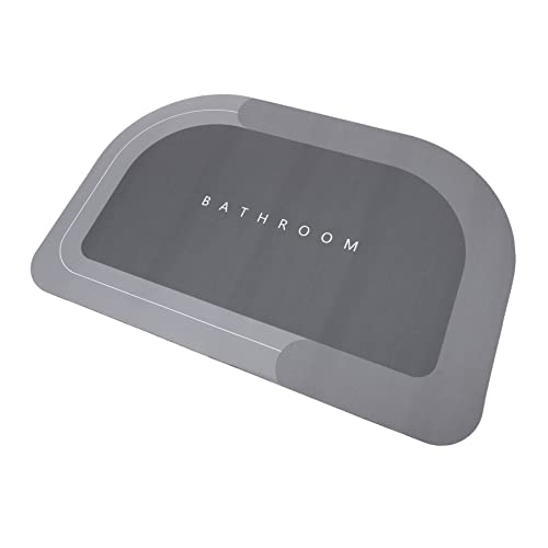 EXAOMBLE Rutsch Bodenmatte aus Schnelltrocknende Badezimmermatte Wasserabsorbierend für Bad Küche Toiletten rutschfest und Leicht zu Reinigen von EXAOMBLE