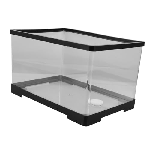 EXAOMBLE Acryl-Tank Für Betta-Fische Elegantes Dekoratives Aquarium Mit Sonnenbadeplattform Umweltfreundliches Design Für Zuhause Und Büro Kompakt Und Vielseitig Für Haustiere von EXAOMBLE