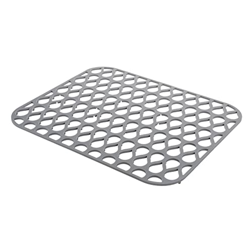 EXAOMBLE Silikon Spülbeckenmatte Hochtemperaturbeständige Abtropfmatte für Küchenspülen Rutschfest Leicht zu Reinigen Multifunktional für Abtropfen und Backen Schützt Glaswaren und Spülen von EXAOMBLE