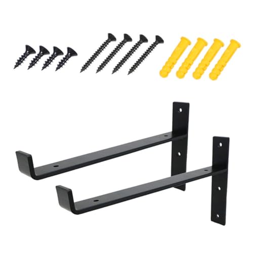 EXAOMBLE Teiliges DIY Wandregal aus Metall Vintage Stil Kreatives Aufbewahrungsregal für Wohnzimmer und Arbeitszimmer Einfach Montierbares Hängeregal für Bücher und Dekoration von EXAOMBLE