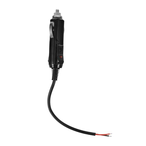 EXAOMBLE Zigarettenanzünder Verlängerungskabel Auto Stecker mit Anschlusskabel für Luftkompressoren und Reifeninflatoren Hohe Einfache Handhabung Robust und Vielseitig von EXAOMBLE