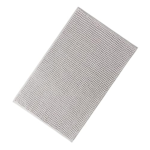 EXAOMBLE rutschfeste Badematte aus Polyester Extra Saugfähiger Badteppich für Badezimmer Waschbar und Pflegeleicht für Entspannende Fußmassage von EXAOMBLE