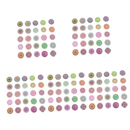 10 Sätze Mandala Aufkleber Sticker für Laptop Koffer Wasserflasche Notizbuch Dekorative Drucke für Kreative Gestaltung Personalisierung 10 Sätze Mandala Aufkleber Sticker für Laptop Koffer Wasserflasche Notizbuch Dekorative Drucke für Kreative Gestaltung Personalisierung von EXCEART