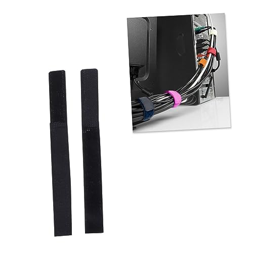 10 Stück Kabelbinder Selbstklebende Wiederverwendbare Klettband Kabelmanagement für Elektronikgeräte Schwarz Praktisch für Pc Home Entertainment 10 Stück Kabelbinder Selbstklebende Wiederverwendbare Klettband Kabelmanagement für Elektronikgeräte Schwarz Praktisch für Pc Home Entertainment von EXCEART