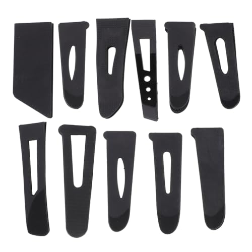 11 Stück Ärmel Krawatte mit Haken Kleidung und Zubehör Schnürsenkel Verschluss Für Unterstützung Befestigung Manschetten Kleidung PVC Infix Etikett von EXCEART