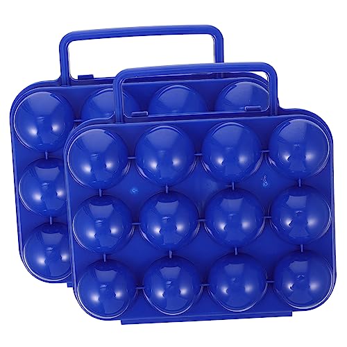 2 Stück Eierbox Eierbehälter für Kühlschrank Camping Picknick Robuste Aufbewahrung für Eier Stabile Schützende Design mit Internen Fächern für Sicheren Transport 2 Stück Eierbox Eierbehälter für Kühlschrank Camping Picknick Robuste Aufbewahrung für Eier Stabile Schützende Design mit Internen Fächern für Sicheren Transport von EXCEART