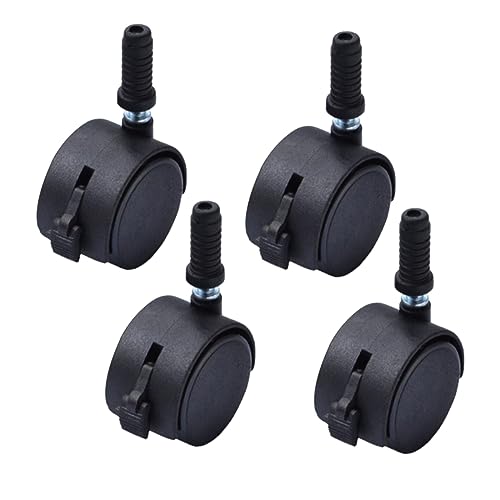 EXCEART 4 Stück 2 Universell Passendes Lenkrad Feststellen Der Rollen Schwerlasträder Möbelräder Schwenkräder Lenkrolle Ersatzrollen Rollen Für Bürostühle Möbelrollen Stuhl Universal- X38 von EXCEART