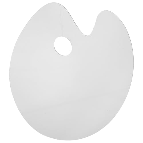 Acryl Malpalette Mischpalette Transparent Oval Art 30x40cm Palette Acrylfarben Aquarellfarben Malerei Kunst Farbmischer Werkzeug von EXCEART